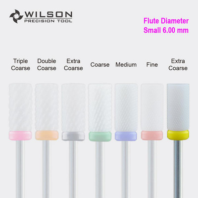 Burghiu mic - alb - Burghie pentru unghii din ceramica WILSON Burghiu electric pentru manichiura si accesoriu