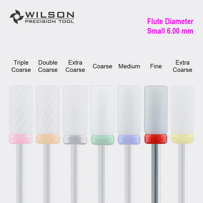 Burghiu mic - alb - Burghie pentru unghii din ceramica WILSON Burghiu electric pentru manichiura si accesoriu