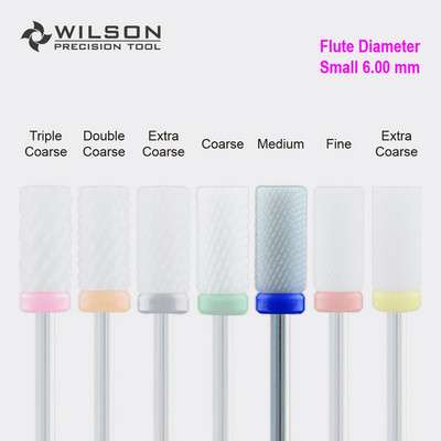 Burghiu mic - alb - Burghie pentru unghii din ceramica WILSON Burghiu electric pentru manichiura si accesoriu