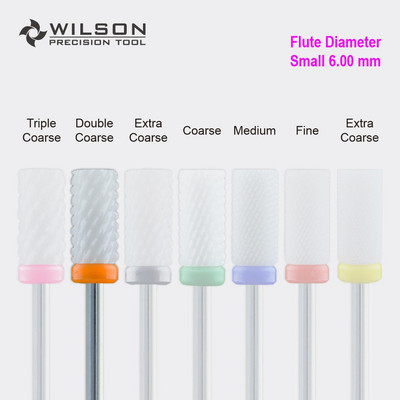 Burghiu mic - alb - Burghie pentru unghii din ceramica WILSON Burghiu electric pentru manichiura si accesoriu