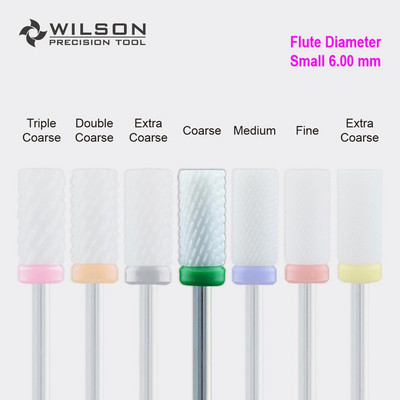 Burghiu mic - alb - Burghie pentru unghii din ceramica WILSON Burghiu electric pentru manichiura si accesoriu