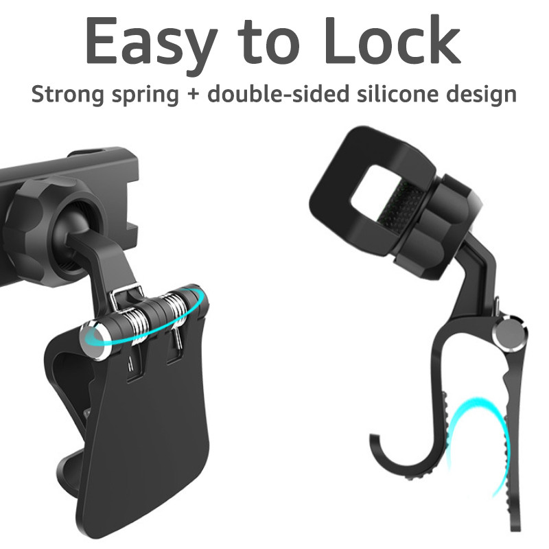 Suport pentru telefon auto Untoom Suport universal pentru telefon mobil Clip pentru scaune auto Carucioare din spate Suport GPS Suport smartphone in masina