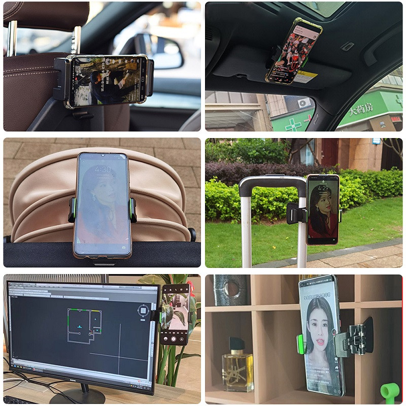 Suport pentru telefon auto Untoom Suport universal pentru telefon mobil Clip pentru scaune auto Carucioare din spate Suport GPS Suport smartphone in masina