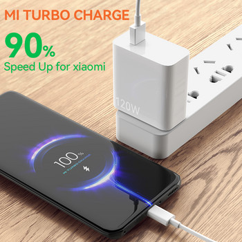 Оригинален Xiaomi 6A Usb Type C Cable Charger 120w Turbo Tipo Fast Charging Type-Cabo за Mi 12 11 10 Pro 9 Poco Redmi Note K30S