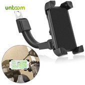 Suport pentru telefon mobil pentru motociclete Untoom Oglinda retrovizoare pentru motociclete Suport de reglare Suport pentru telefon mobil de 3,5-6,5 inci