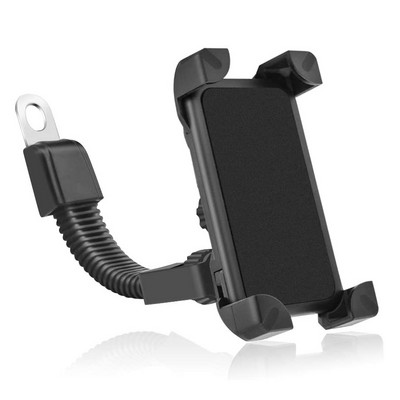 Suport pentru telefon mobil pentru motociclete Untoom Oglinda retrovizoare pentru motociclete Suport de reglare Suport pentru telefon mobil de 3,5-6,5 inci