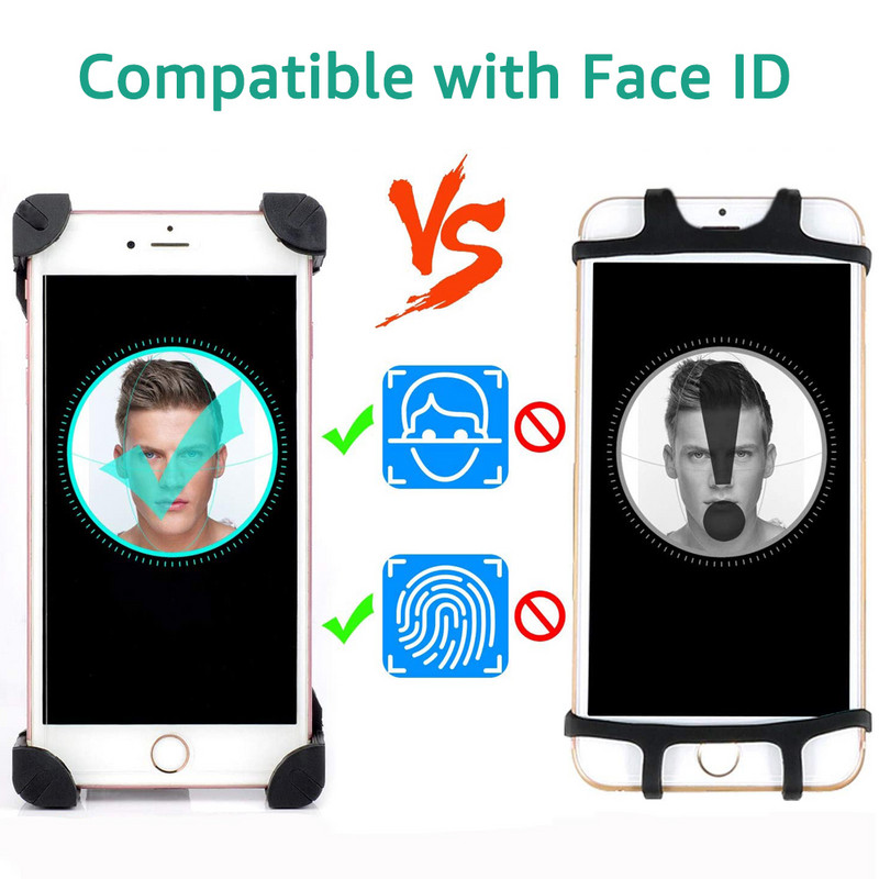 Suport pentru telefon mobil pentru motociclete Untoom Oglinda retrovizoare pentru motociclete Suport de reglare Suport pentru telefon mobil de 3,5-6,5 inci