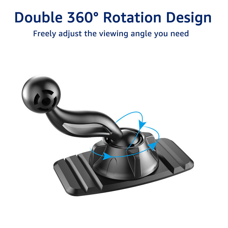 Untoom Car Phone Holder Base Universal 17mm Ball Head pentru bordul mașinii Gravitate magnetică Suport pentru telefon mobil Suport telefon auto Suport