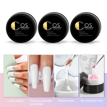 Σετ βερνικιού νυχιών COSCELIA Gel με λάμπα UV LED Dryer Power Electric Nail Drill Full Kit Manicure For Nail Art Σετ εργαλείων μανικιούρ