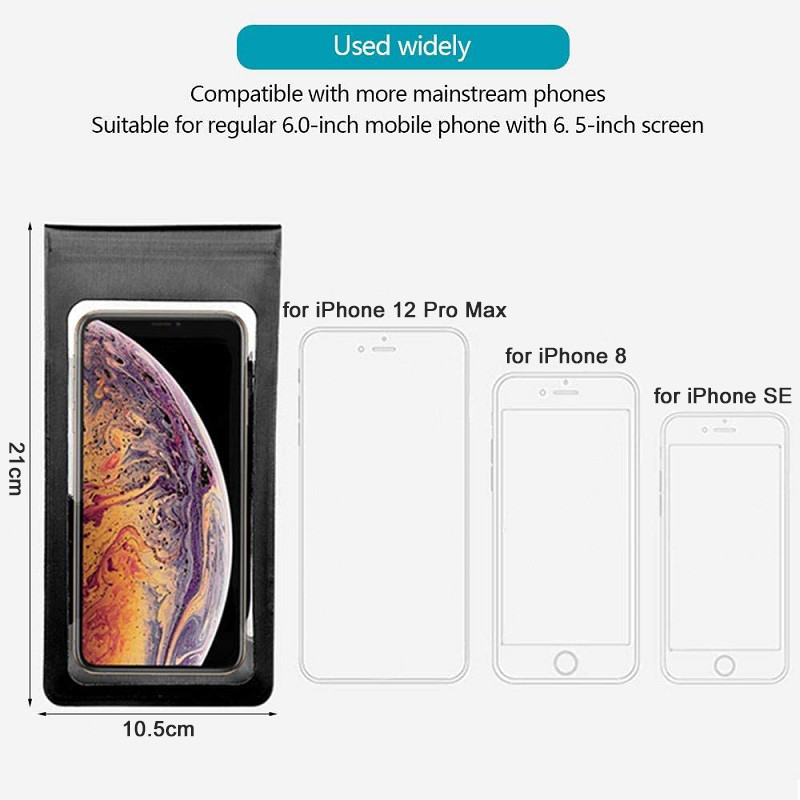 Untoom Vodootporni bicikl Bicikl Držač telefona Stalak Upravljač Motocikl Retrovizor Stalak za mobilni telefon Torba za montiranje na telefon