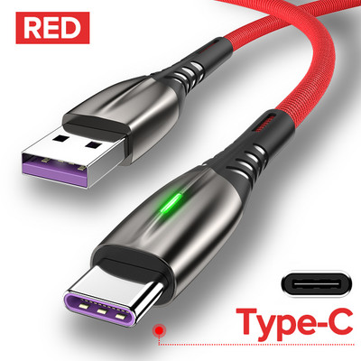 QOOVI 5A USB Type C Καλώδιο Micro USB γρήγορης φόρτισης Κινητό τηλέφωνο Android Charger Type-C Καλώδιο δεδομένων για Huawei P40 Mate 30 Xiaomi 12