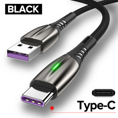 QOOVI 5A USB Type C Καλώδιο Micro USB γρήγορης φόρτισης Κινητό τηλέφωνο Android Charger Type-C Καλώδιο δεδομένων για Huawei P40 Mate 30 Xiaomi 12