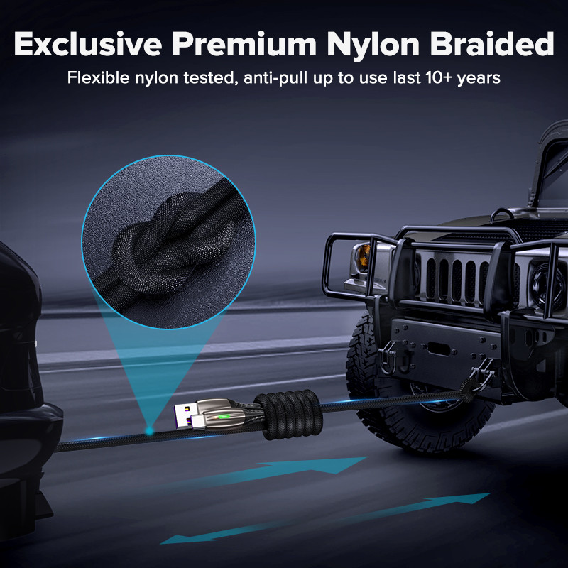 QOOVI 5A USB Type C Καλώδιο Micro USB γρήγορης φόρτισης Κινητό τηλέφωνο Android Charger Type-C Καλώδιο δεδομένων για Huawei P40 Mate 30 Xiaomi 12