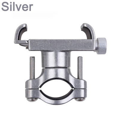 Untoom Ποδήλατο από κράμα αλουμινίου Βάση κινητού τηλεφώνου Τιμόνι ποδηλάτου μοτοσικλέτας Αντιολισθητική βάση για κινητό τηλέφωνο GPS Κλιπ για ποδήλατο