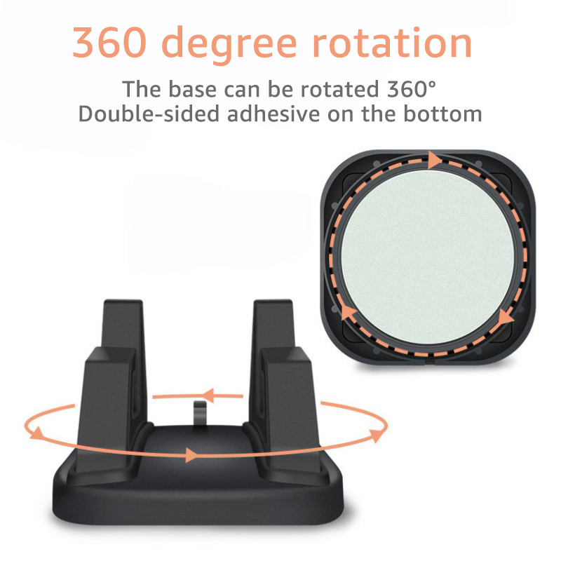 Βάση τηλεφώνου Untoom αυτοκινήτου Περιστροφή 360 μοιρών σιλικόνης βάσης κινητού τηλεφώνου αυτοκινήτου Βάση ταμπλό Smartphone στη βάση GPS αυτοκινήτου