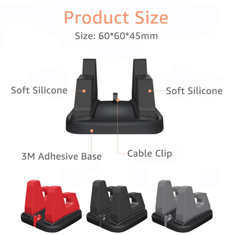 Βάση τηλεφώνου Untoom αυτοκινήτου Περιστροφή 360 μοιρών σιλικόνης βάσης κινητού τηλεφώνου αυτοκινήτου Βάση ταμπλό Smartphone στη βάση GPS αυτοκινήτου