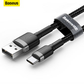 Baseus USB C kaabel Type C laadimiskaabel Xiaomi 11T Pro Samsung S21 USB C kaabel Telefoni juhe 3A QC3.0 USB Type C laadija