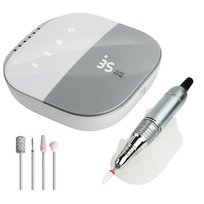 Mașină de găurit pentru unghii, 35 W, 35000 rpm, de mare viteză, cu zgomot redus, freză, burghie, set de pedichiură, echipament pentru arta unghiilor pentru salon.