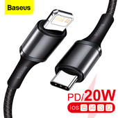 Baseus 20W PD USB tip C kabel za iPhone 14 13 12 Pro Max punjač za brzo punjenje za MacBook iPad Pro tip-C USBC podatkovni kabel