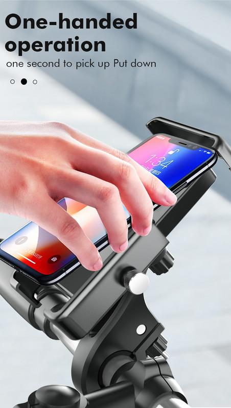 Untoom Βάση τηλεφώνου μοτοσικλέτας ποδηλάτου από κράμα αλουμινίου Τιμόνι ποδηλάτου Βάση κινητού τηλεφώνου Moto Καθρέφτης οπισθοπορείας Στήριγμα κινητού τηλεφώνου