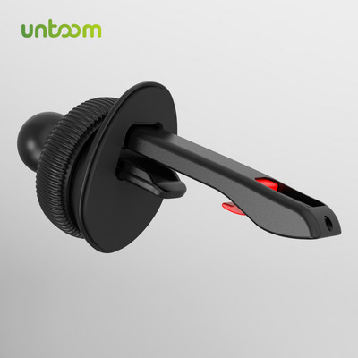 Untoom Clip de montare pentru aerisire auto Suport universal pentru telefon auto cu cap sferic de 17 mm Suport cu gravitație magnetică pentru suport pentru telefon auto Clemă
