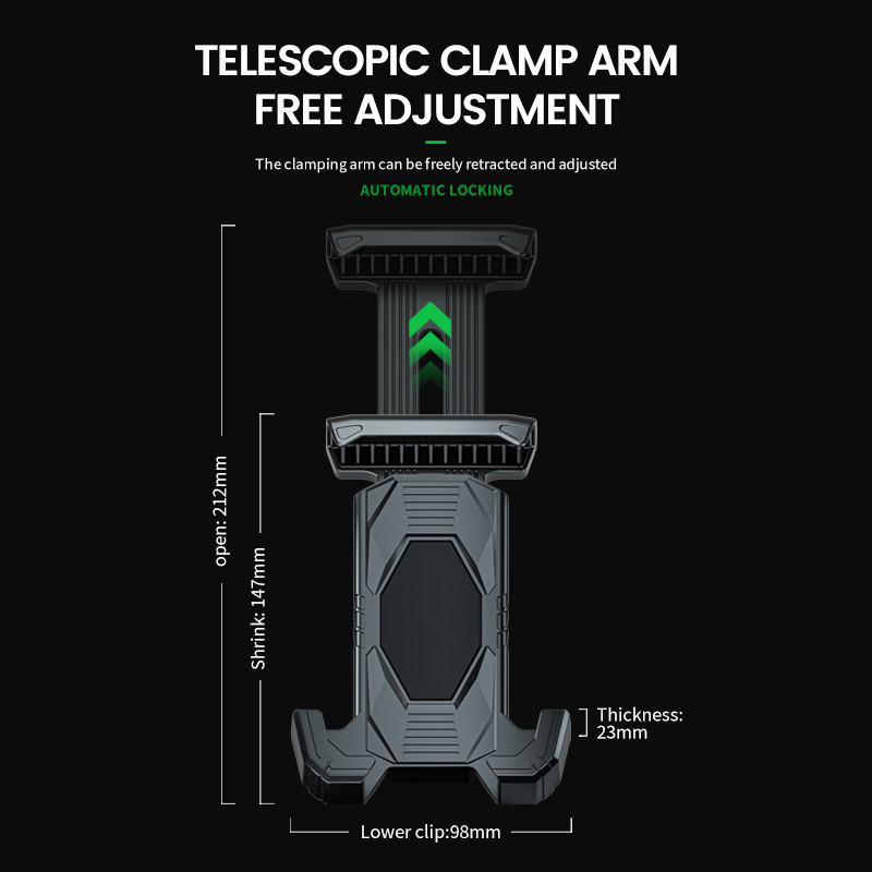 Βάση τηλεφώνου Untoom Bike για iPhone Xiaomi Samsung Μοτοσικλέτα Κινητό Κινητό Βάση Ποδήλατο Βάση Κλιπ Τιμονιού Βάση GPS