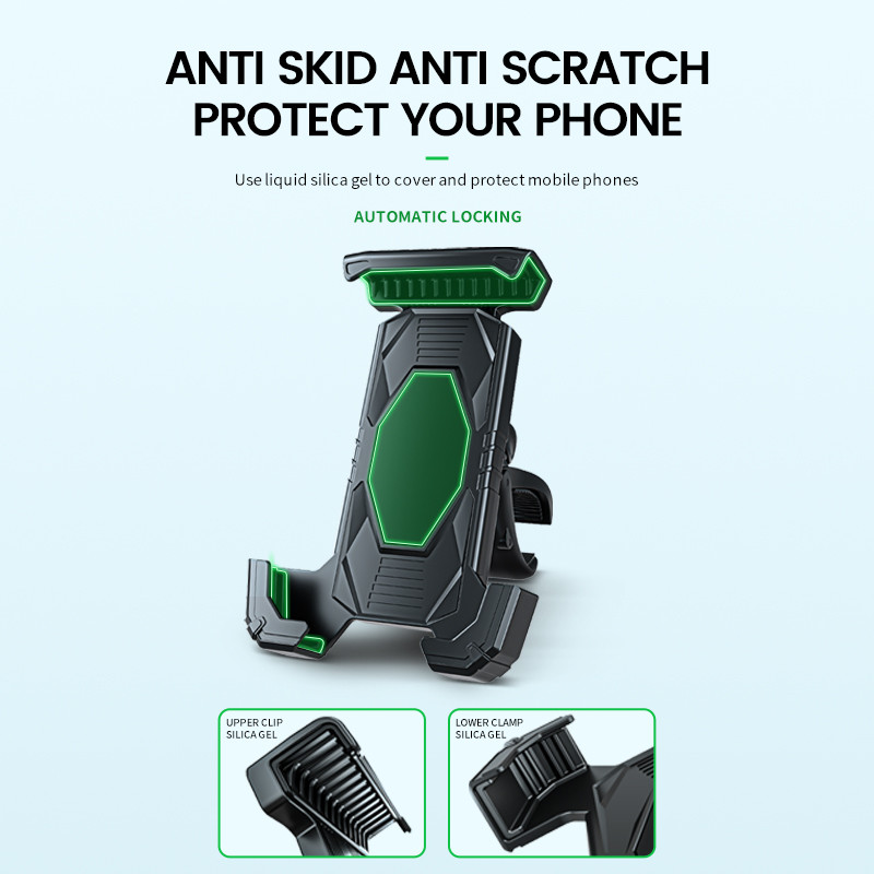 Βάση τηλεφώνου Untoom Bike για iPhone Xiaomi Samsung Μοτοσικλέτα Κινητό Κινητό Βάση Ποδήλατο Βάση Κλιπ Τιμονιού Βάση GPS