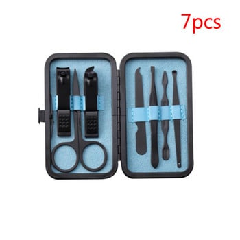 7-18 Pcs Professional Nail Cutter Pedicure Scissors Set inless Steel Cutter Φορητό σετ εργαλείων νυχοκόπτη μανικιούρ