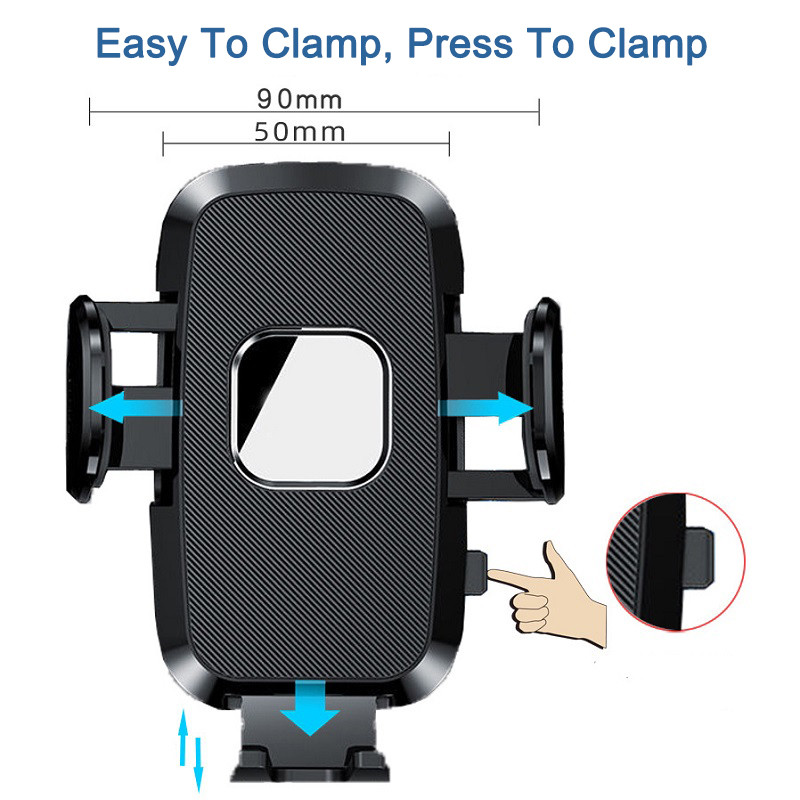 Untoom držač za automobilski telefon, 360° držač za vjetrobransko staklo, držač za telefon, univerzalna podrška za mobitel za iPhone 13 12Pro Max