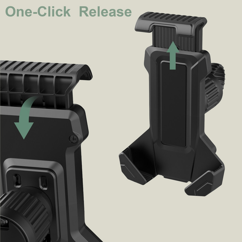 Suport telefon pentru bicicletă Untoom Suport universal pentru telefon pentru bicicletă pentru suport pentru telefon mobil de 4,5-7 inci Suport pentru ghidon de motocicletă Agrafe GPS