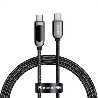 Baseus PD 100W/66W USB C kábel MacBook 2021 gyorstöltő C típusú kábelhez Xiaomi Samsung Data Wire telefon töltőkábel