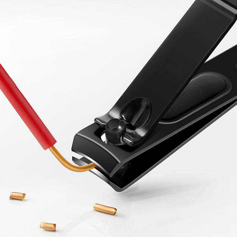 6 τμχ Φορητά σετ μανικιούρ Πολυτελή σετ πεντικιούρ Φωτεινό μαύρο Σετ νυχοκόπτη Εργαλεία προσωπικής περιποίησης Ψαλίδι φρυδιών 2023