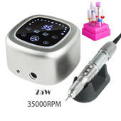 Burghiu pentru unghii de mare putere, 75 W, 35000 rpm, mașină de manichiură, freză, pedichiură, pilă electrică pentru unghii, instrument profesional pentru arta unghiilor