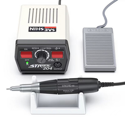 65W erős 204 vezérlődoboz 35000RPM 30V erős 210 102 mikromotoros kézidarab elektromos körömdíszítő berendezés körömpolírozó gép