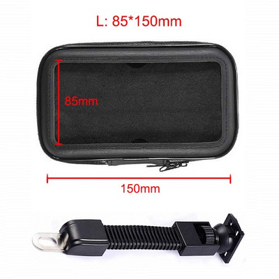 Untoom αδιάβροχη βάση στήριξης μοτοσικλέτας μοτοσικλέτας Βάση στήριξης κινητού τηλεφώνου για βάση καθρέπτη σκούτερ για iPhone Xiaomi