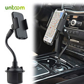 Untoom univerzális autós pohár telefontartó, állítható hattyúnyakú autós kupa mobiltelefon állványtartó iPhone 12 11 Pro Max Samsung Redmi telefonhoz