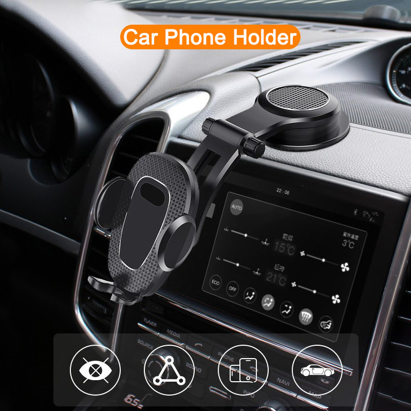Untoom siurbimo taurė Automobilio telefono laikiklis Automobilio priekinis stiklas prietaisų skydelis Mobiliojo telefono tvirtinimas automobilyje Nėra magnetinio telefono GPS stovo palaikymo