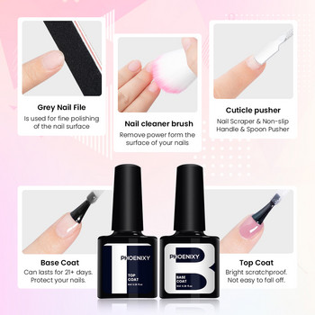 Poly Nail Gel Kit Full Σετ Μανικιούρ Quick Building Gel All for Nail Extension Soak Off Extension Varnish Set Tools Manicure Kit
