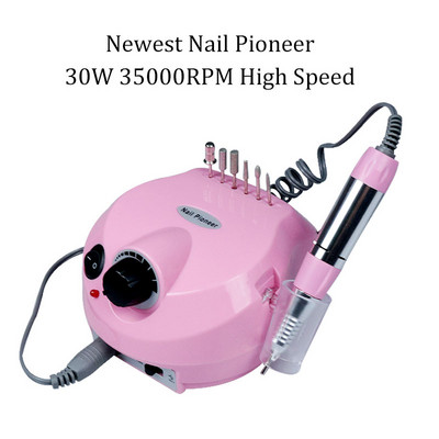 35000RPM 30W Mașină electrică de găurit unghii Instrumente pentru pile de unghii Aparat în 4 culori pentru echipament pentru manichiură pedichiură Nail Art