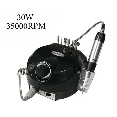 35000RPM 30W Mașină electrică de găurit unghii Instrumente pentru pile de unghii Aparat în 4 culori pentru echipament pentru manichiură pedichiură Nail Art