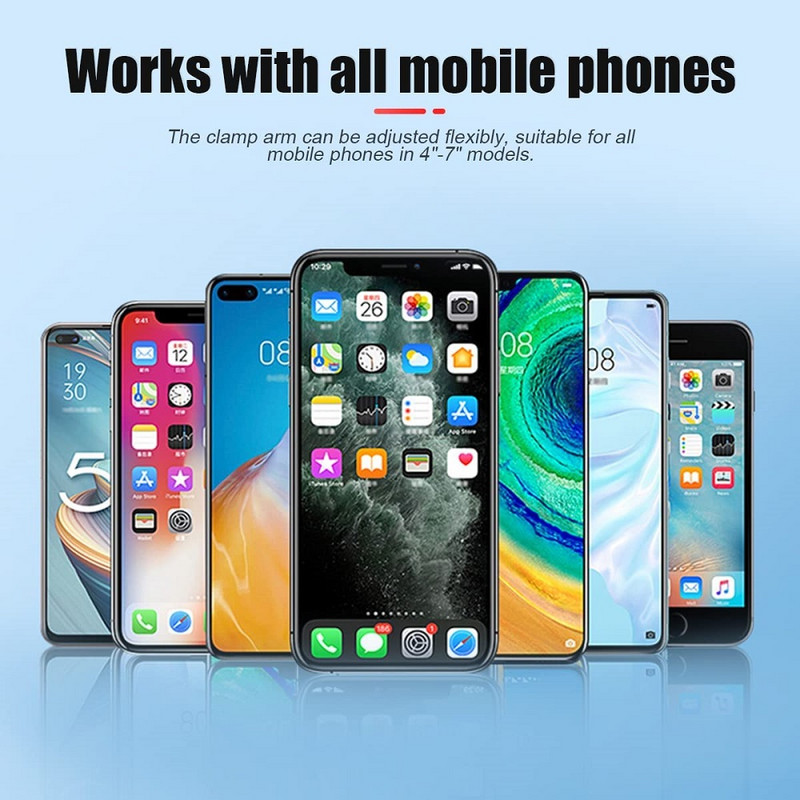 Untoom Auto Vizir za sunce Stalak za držač telefona Univerzalna kopča za mobitel za auto Retrovizor Mobilni mobitel GPS nosač u autu