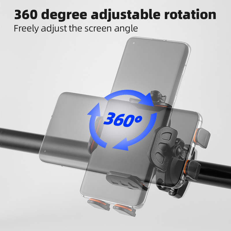 Suport telefon pentru biciclete Untoom Suport telefon pentru ghidon pentru biciclete din aliaj de aluminiu Suport pentru telefon pentru oglinda retrovizoare pentru motocicleta