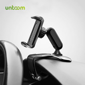 Untoom univerzális műszerfali autós telefontartó hátsó tükör napernyő terelőlap autós telefonállvány 360 forgatható mobiltelefon-tartó