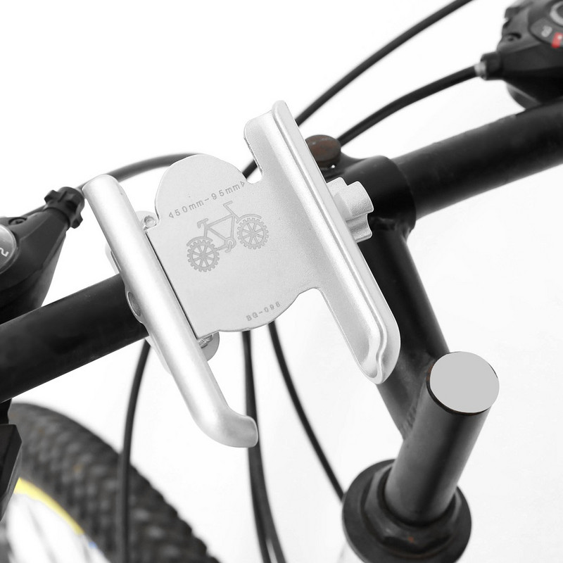 Untoom din aliaj de aluminiu pentru motociclete Suport pentru telefon mobil Ghidon pentru biciclete Suport pentru telefon Suport pentru oglinda retrovizoare pentru motocicleta