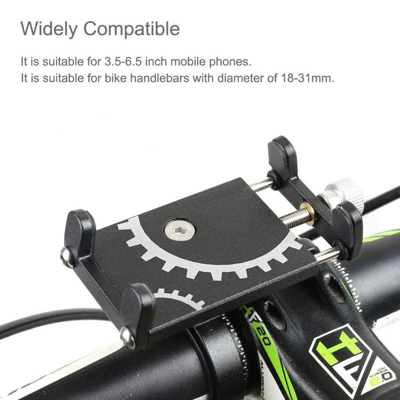 Untoom Držač za telefon za bicikl od aluminijske legure Nosač za upravljač za bicikl za mobitel za iPhone Xs Xr X 8 7 za Samsung S9 8 Xiaomi