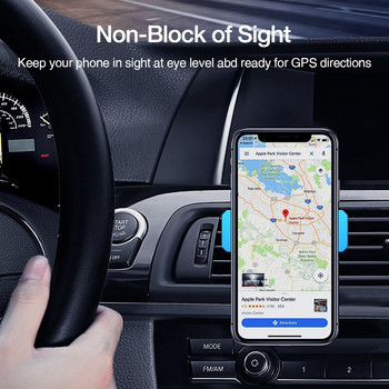 Untoom Автомобилен държач за мобилен телефон Стойка за автомобилен вентилационен отвор Поддръжка на мобилен телефон за iPhone 12 11 Pro Max X Xiaomi Samsung GPS стойка в кола
