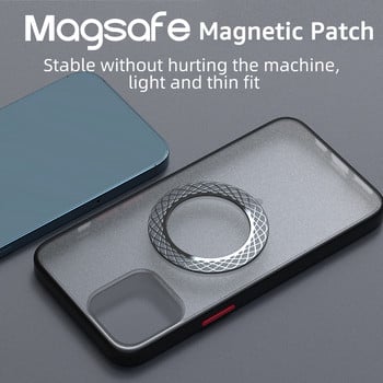 Untoom Magnet Sticker Магнитна лепенка за безжично зареждане за iPhone 13 12 11 Pro Max XS XR X Магнитен държач за кола Телефон Метален пръстен