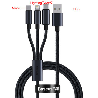Baseus PD 20W USB C kabel za iPhone 13 12 11 pro max iPhone kabel za brzo punjenje za iPhone X XR 8 USB Type C na Lightning kabel