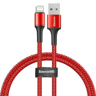 Baseus LED USB kabel za iPhone 13 12 11 Pro Xs Max X Xr 8 7 6 Punjač za brzo punjenje Podatkovni kabel mobilnog telefona za iPad Žičani kabel