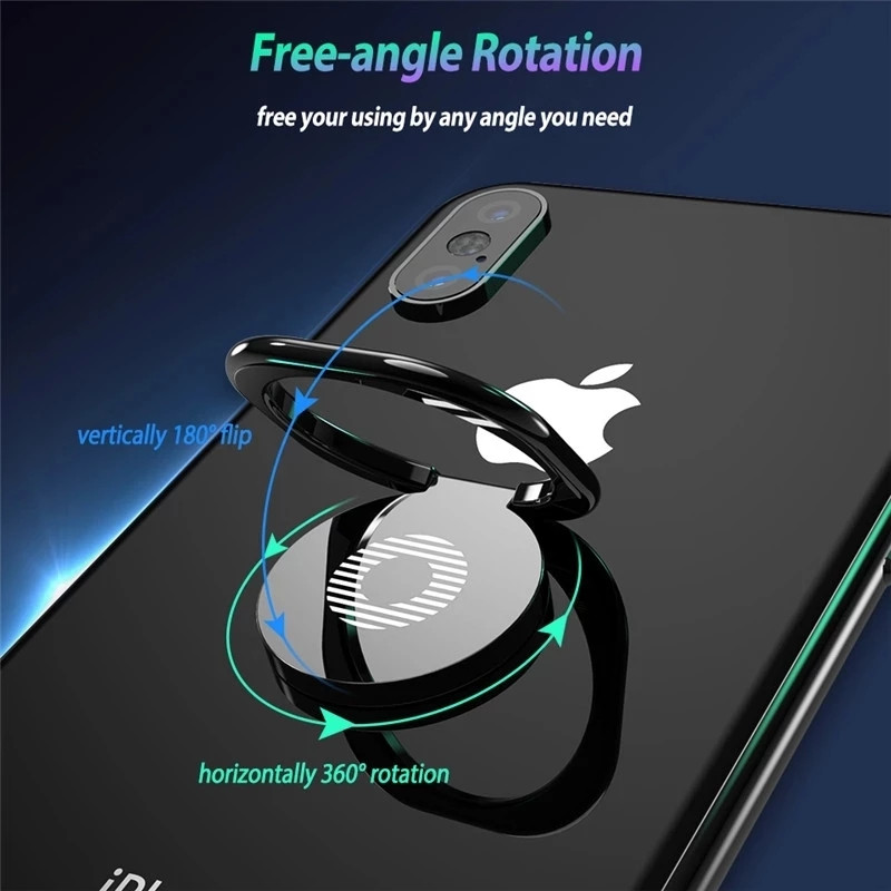 Pirštų žiedo laikiklis Magnetinis telefono laikiklis, skirtas automobiliniam išmaniajam telefonui prabangus pasukamas piršto žiedas mobiliojo telefono laikiklio stovo laikiklis